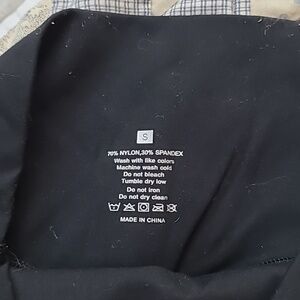 High-Waist Black Leggings